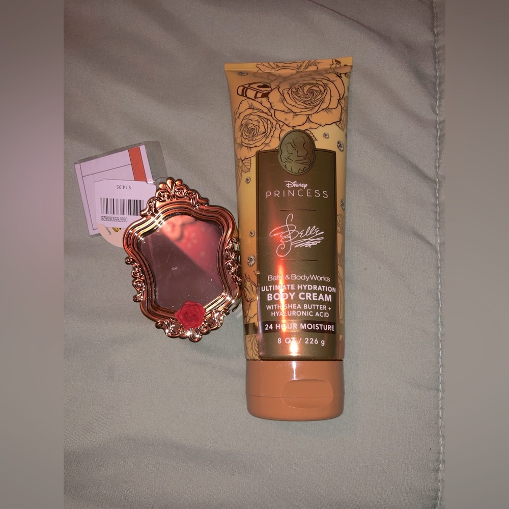 BBW X Disney Princess belle 2pc bundle (Pocketbac + body cream)
